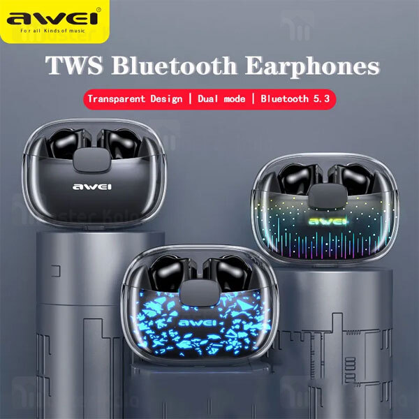 هندزفری بلوتوث دوگوش اوی Awei T52 Pro